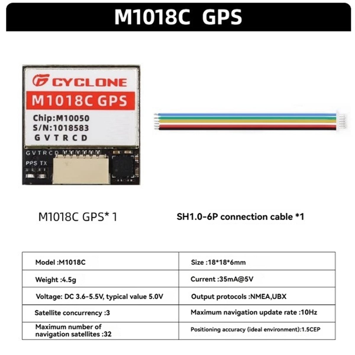 Drone Compass - Модуль GPS AAAE M1018C M10 со