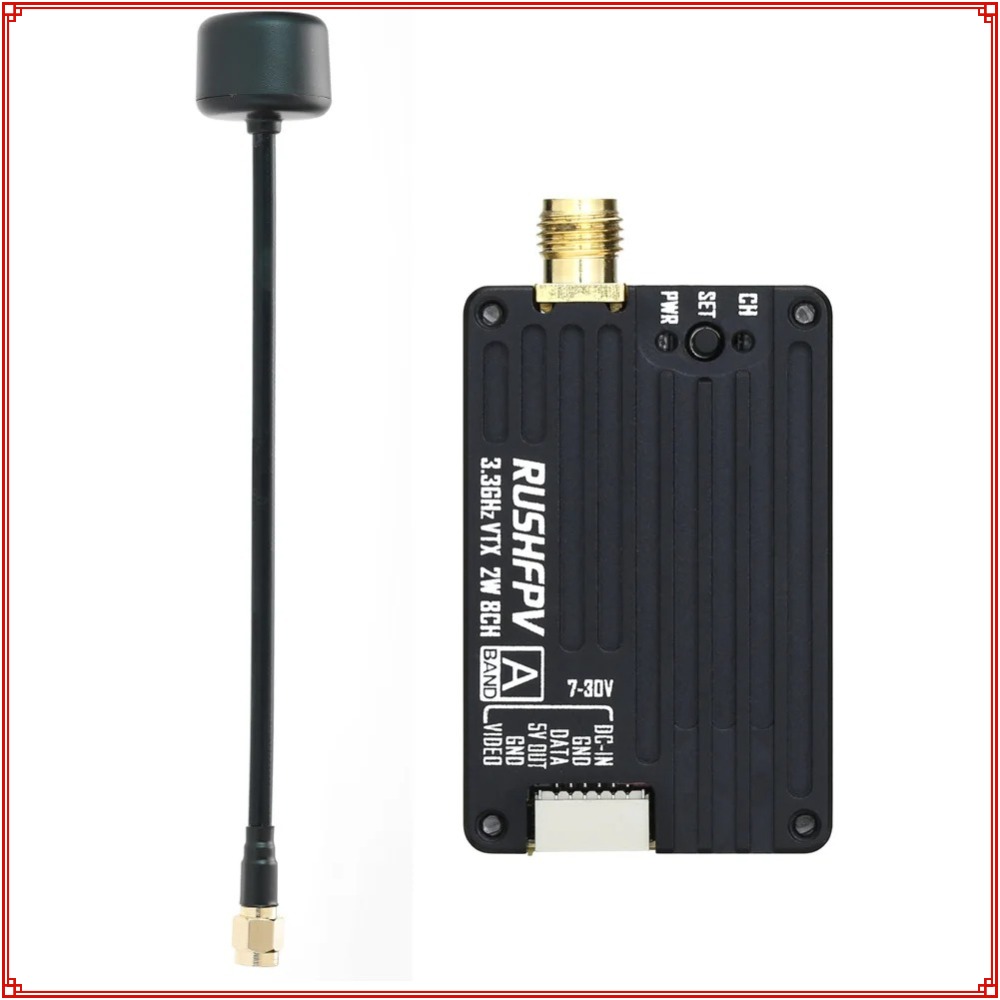 Новый передатчик RUSHFPV 3.3G  – обзор и цена Drone Antenna