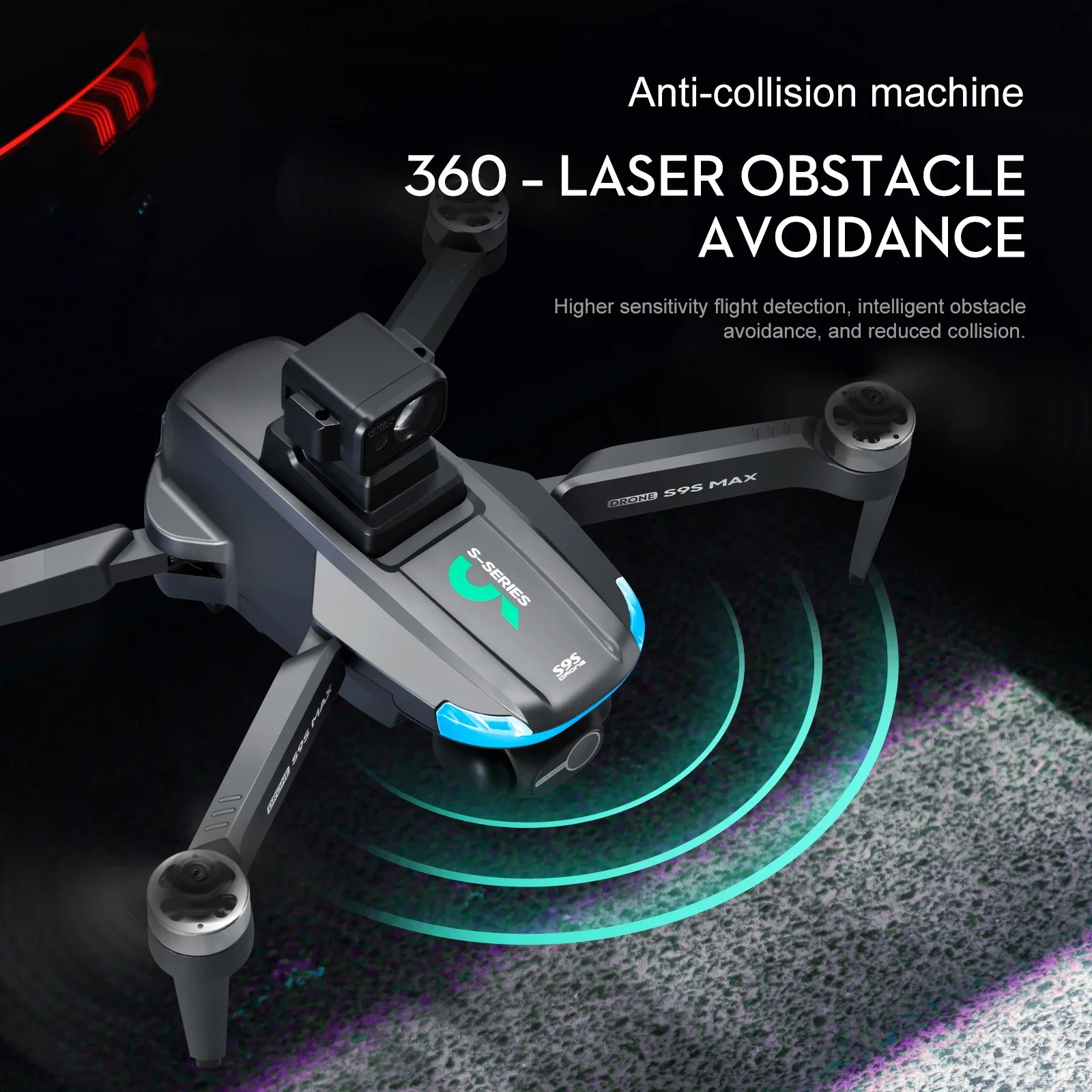 НОВЫЙ S9S MAX MINI Drone 4K 2- – обзор и цена Drone Gimbal