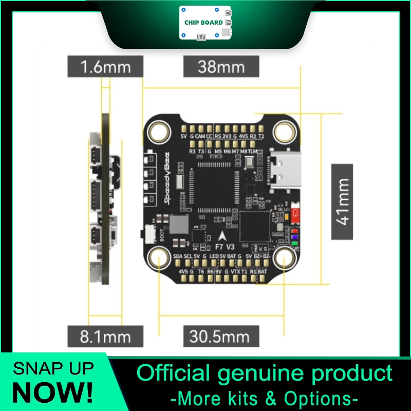 Полетный контроллер SpeedyBee  – обзор и цена Betaflight Fc F7